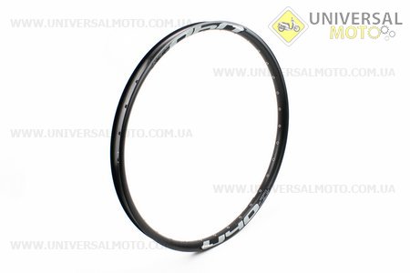 Обід 27,5 "(584 Х 35) подвійний алюмінієвий 14Gх32Н, пістонований, безкамерний, під дискові гальма, чорний U40 TL. WEINMANN (Велоколеса / UM4112-V05)