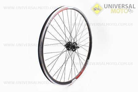 Колесо 27,5 "переднє обід і втулка алюмінієві 14Gx36H в зборі, під дискове гальмо, кріплення Гайка" GRAVITY ". Китай (Велоколеса / UM4115-V18)