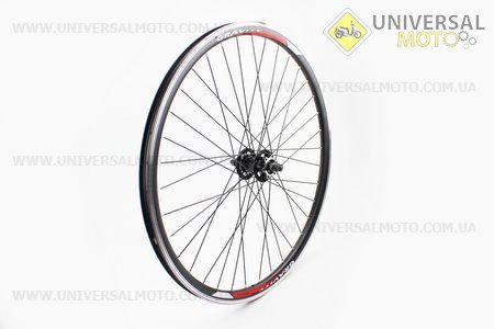 Колесо 27,5 "переднє обід і втулка алюмінієві 14Gx36H в зборі, під дискове гальмо, кріплення Гайка" GRAVITY ". Китай (Велоколеса / UM4115-V18)