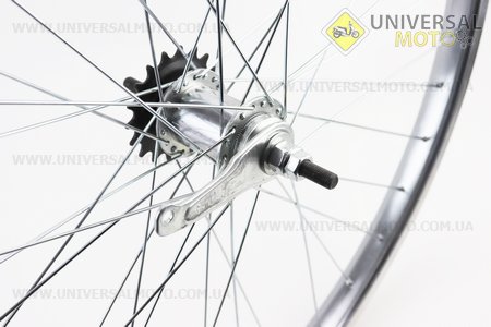 Колесо 26 "заднє, втулка" Україна-черв'як "14Gх36Н в зборі. Китай (Велоколеса / UM4115-V22)