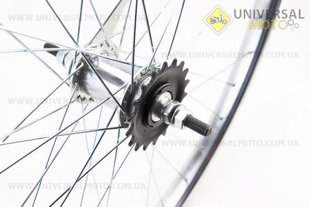 Колесо 26 "заднє, втулка" Україна-черв'як "14Gх36Н в зборі. Китай (Велоколеса / UM4115-V22)
