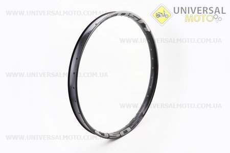 Обід 27,5 "(584 Х 45) подвійний алюмінієвий 14Gх32Н, пістонований, безкамерний, під дискові гальма, чорний U50 TL. WEINMANN (Велоколеса / UM4115-V66)