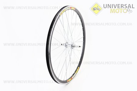 Колесо 28 "заднє обід алюмінієвий, втулка 14Gх36Н в зборі, під вільнобіг, кріплення гайка "CZL". Китай (Велоколеса / UM4116-V27)