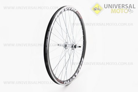 Колесо 24 "заднє МТВ" крапля "обід алюмінієвий, втулка 14Gх36Н в зборі, під вільнобіг, кріплення гайка "GRAVITY". Китай (Велоколеса / UM4116-V52)