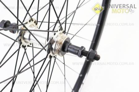 УЦІНКА вело Колесо 28 "заднє" крапля "обід і втулка алюмінієві 14Gх36Н в зборі, під вольнобег, кріплення Гайка" ARDIS "(див. Фото). Китай (Велоколеса / UM4116-V62)