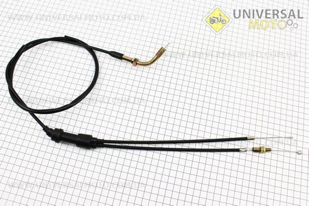 Viper - ZS200GS Трос газу (подвійний) 130см. Китай (Запчастини на мотоцикл / UM5010-V64)