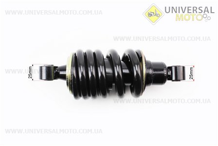 Амортизатор задній МОНО 200мм * d78мм (втулка 10мм / втулка 10мм) чорний. Китай (Запчастини на скутер Viper Sport 50 / UM5010-V70)