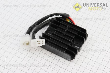 Реле-регулятор напруги 6 дротів CG200/ZUBR. Китай (Запчастини на мотоцикл з двигуном CG / UM5010-V87)