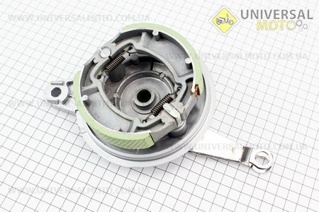 Панель гальмівна задня з колодками. Китай (Запчастини на скутер Viper Sport 50 / UM5011-V36)