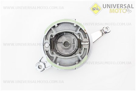 Панель гальмівна задня з колодками. Китай (Запчастини на скутер Viper Sport 50 / UM5011-V36)