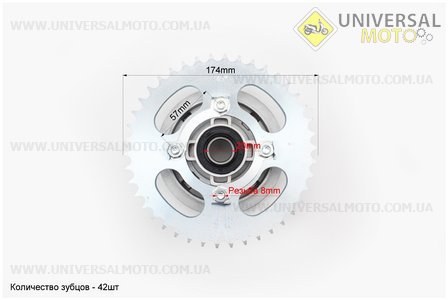 Панель демпферная со звездой в сборе