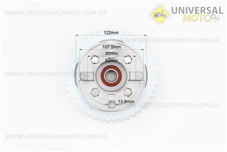 Панель демпферная со звездой в сборе