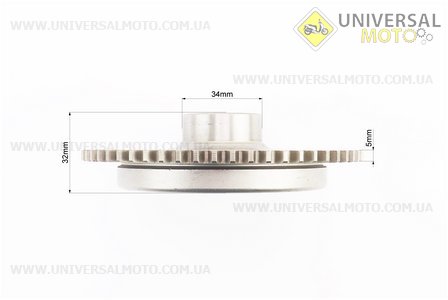 Viper - ZS200GS Бендикс (обгону муфта) WJL1312 / 1409/1501/1606/1803/1709. Китай (Запчастини на мотоцикл з двигуном CG / UM5012-V52)