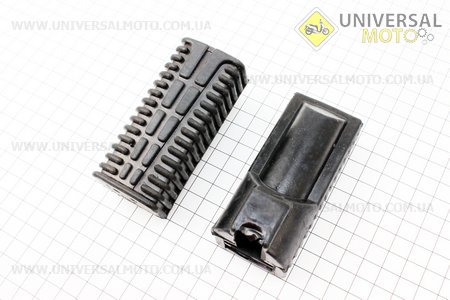 Гумка підніжки для ніг передня комплект 2шт. Китай (Запчастини на скутер Viper Sport 50 / UM5013-V60)