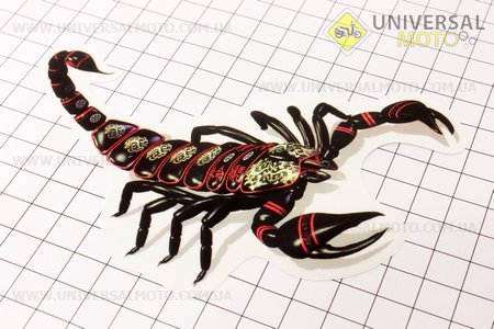 Наклейка ЗВЕРЬ средняя - "Скорпион"