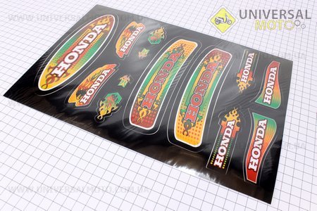 Наклейки на планшете "HONDA"