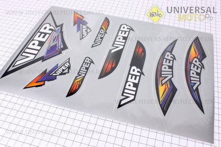 Наклейки на планшете "Viper"