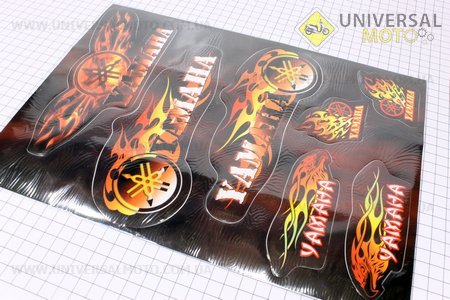 Наклейки на планшете "YAMAHA"