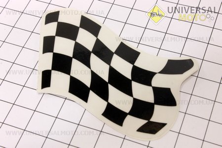 Наклейка "финишный флаг", малая