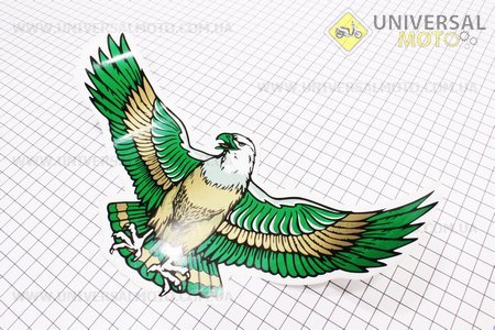 Наклейка "Орёл Зеленый" большая