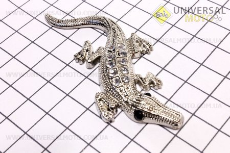 Наклейка 3D "КРОКОДИЛ малый" с камушками