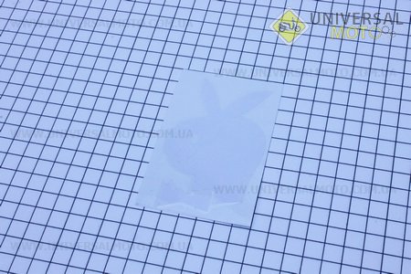 Наклейка "PLAYBOY" белая 6,5х10, HQ647