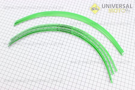 Наклейка глянцева на 2 диска колеса 18 "комплект ЗЕЛЕНИЙ, тип 1. monster (Поліграфія / UM5023-V00)