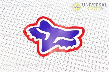 Наклейка "FOX" 16х11. Китай (Наклейка / UM5023-V43)
