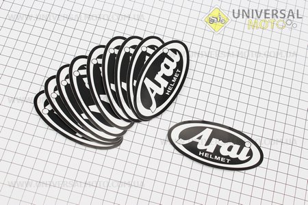 Наклейка "Arai" мала 10шт 9,5х4,5. Китай (Поліграфія / UM5023-V56)