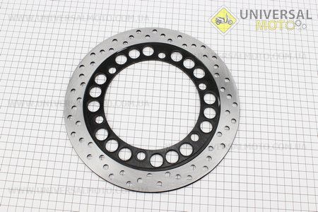 Диск гальмівний (посадка d = 132мм). Китай (Запчастини на мотоцикл Yamaha YBR125 / UM5060-V86)