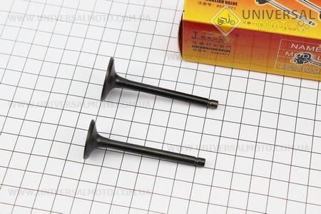 Клапан впускний, випускний (немагнітний) комплект YBR125. JINLONGLIAN (Запчастини на мотоцикл Yamaha YBR125 / UM5060-V88)