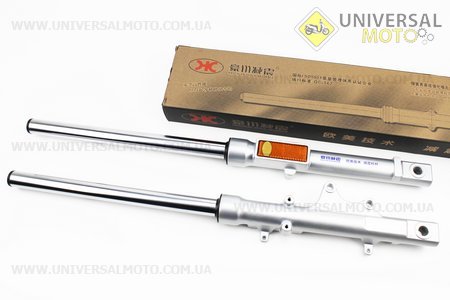 Амортизатор передній лев, правий комплект (діск.гальм) 710мм. HAOCHUAN (Запчастини на мотоцикл Yamaha YBR125 / UM5061-V06)