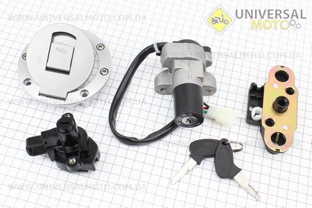 Замки комплект . Китай (Мотоцикл Kinlon / UM5070-V08)