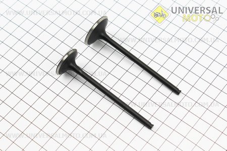 Loncin-LX300-6 Клапана випускний (h-85,7; d-25), впускний (h-85; d-29) комплект 2шт 300см.куб.. Китай (Запчастини на мотоцикл Loncin / UM5071-V02)