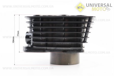 Loncin- LX200GY-3 Циліндр (голий) 200сс-63мм (висота циліндра 104 / 77 мм). Loncin (Запчастини на мотоцикл Loncin / UM5071-V44)