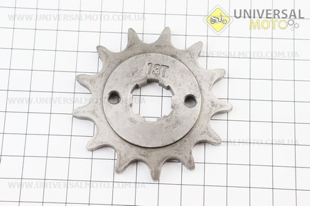 Зірка передня 520H-13T (шліц 5мм) Loncin- LX250GY-3. Crocodil (Запчастини на мотоцикл Viper 125-150J / UM5071-V77)