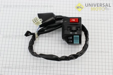 Loncin- JL200GY-2С Блок кнопок на кермі лівий. Китай (Запчастини на мотоцикл Loncin / UM5071-V80)