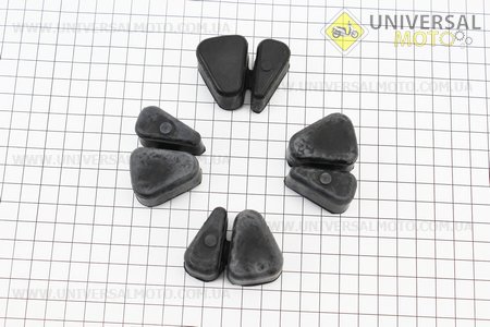 Loncin- JL200GY-2С Демпферная гумка заднього колеса (комплект 4шт). Китай (Запчастини на мотоцикл Loncin / UM5071-V84)