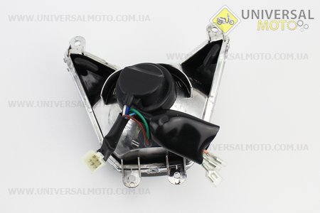 Loncin- JL200GY-2С Фара передня в зборі. Китай (Запчастини на мотоцикл Loncin / UM5071-V85)
