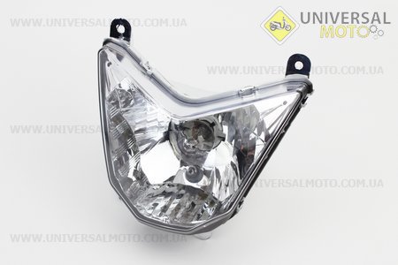 Loncin- JL200GY-2С Фара передня в зборі. Китай (Запчастини на мотоцикл Loncin / UM5071-V85)