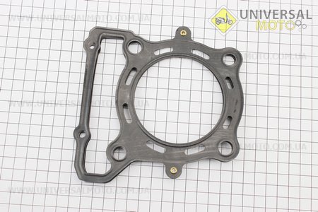 Loncin- LX300-6 Прокладка головки циліндра (метал). Китай (Запчастини на мотоцикл Loncin / UM5071-V90)
