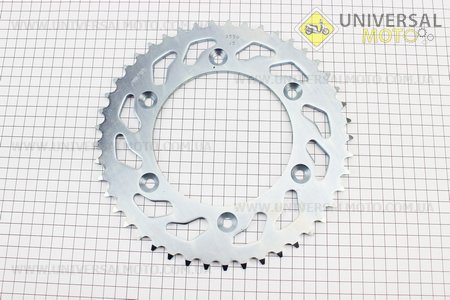 Зірка задня 520-45T - d = 125; 6отв. * 153мм Loncin- LX250GY-3. Китай (Запчастини на мотоцикл Loncin / UM5071-V98)