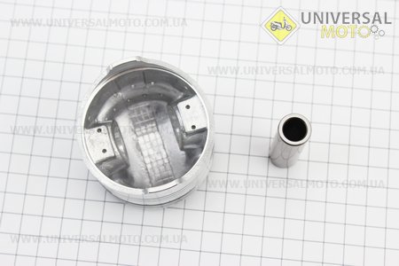 Loncin-LX200GY-3 Поршневий комплект (поршень, кільця, палець) CG200см.куб. 63мм STD (висота 49,5мм, палець 15мм) (без стопорних кілець). Loncin (Запчастини на мотоцикл з двигуном CG / UM5072-V12)