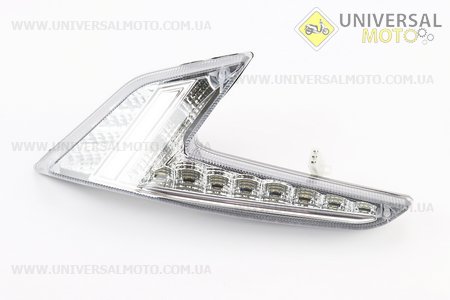 Loncin- LX250GS-2A пластик - поворот передній правий. Китай (Запчастини на мотоцикл Loncin / UM5072-V50)