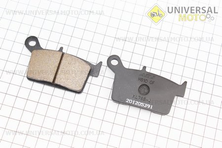 Гальмівні колодки (дискові) Loncin- LX250GY-3, тип 1. Loncin (Запчастини на мотоцикл Loncin / UM5072-V81)