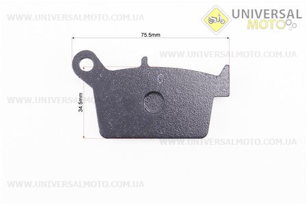 Гальмівні колодки (дискові) Loncin- LX250GY-3. ZHENGHE (Запчастини на мотоцикл Loncin / UM5073-V04)