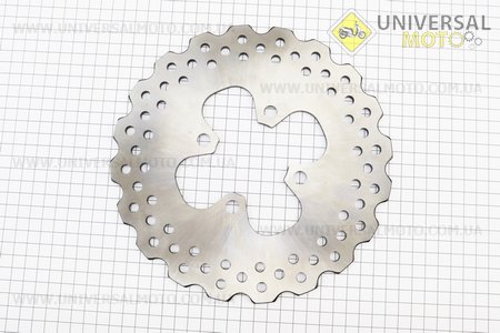 Loncin- LX200GY-7A Диск гальмівний задній. Китай (Запчастини на мотоцикл Loncin / UM5073-V07)