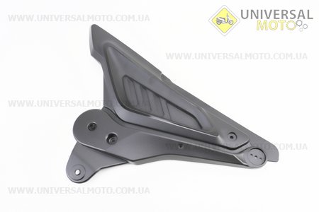 Loncin- LX300-6H 300AC пластик - бічний середній лівий, ЧОРНИЙ матовий. Китай (Запчастини на мотоцикл Loncin / UM5073-V40)
