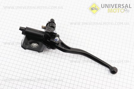 Loncin- LX300-6H 300AC Циліндр гальмівний головний передній системи з важелем М10. Китай (Запчастини на мотоцикл Loncin / UM5073-V62)
