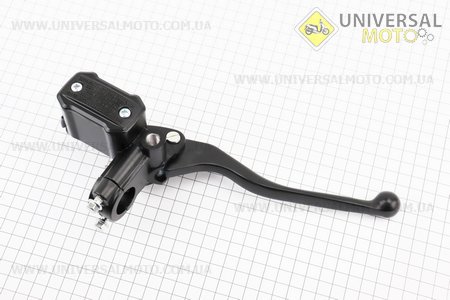 Loncin- LX300-6H 300AC Циліндр гальмівний головний передній системи з важелем М10. Китай (Запчастини на мотоцикл Loncin / UM5073-V62)